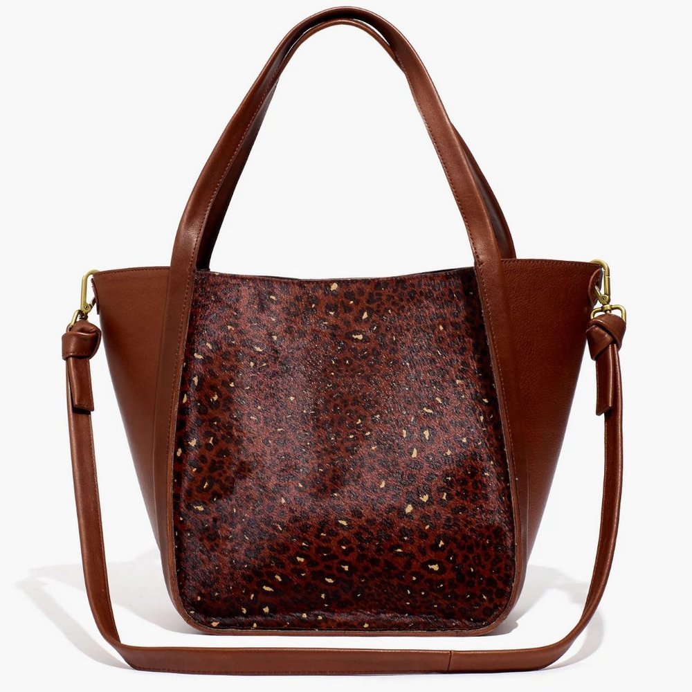 NWT *RARE* Madewell Sydney Painted Leopard Calf Hair Tote